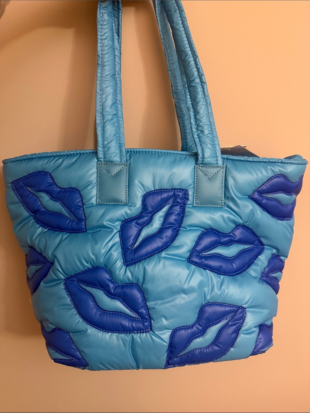 Blue Lips Wildfox Large Tote Bag- $65 Retail-